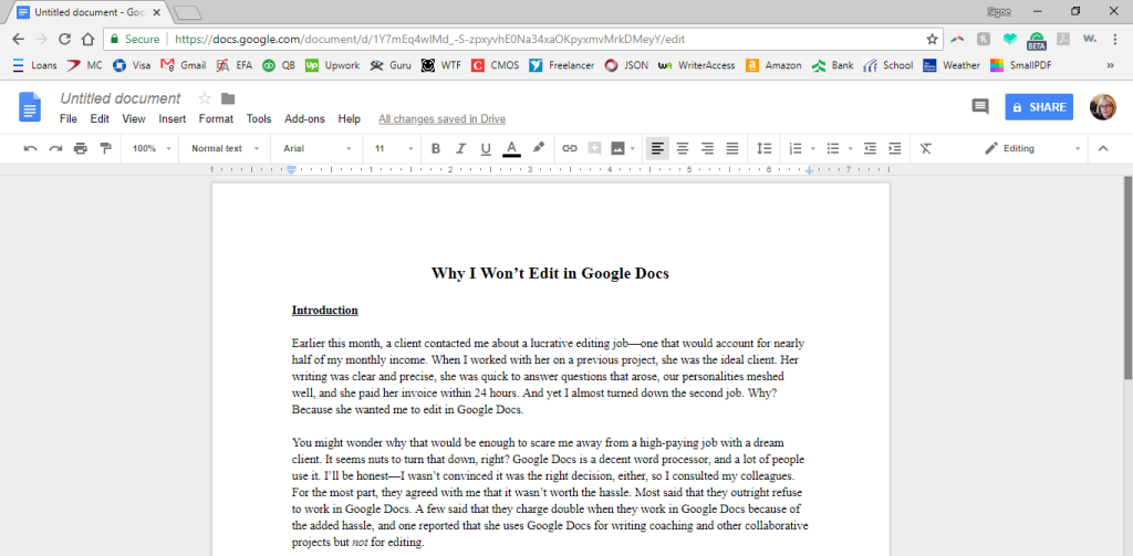 Google Docs screenshot.